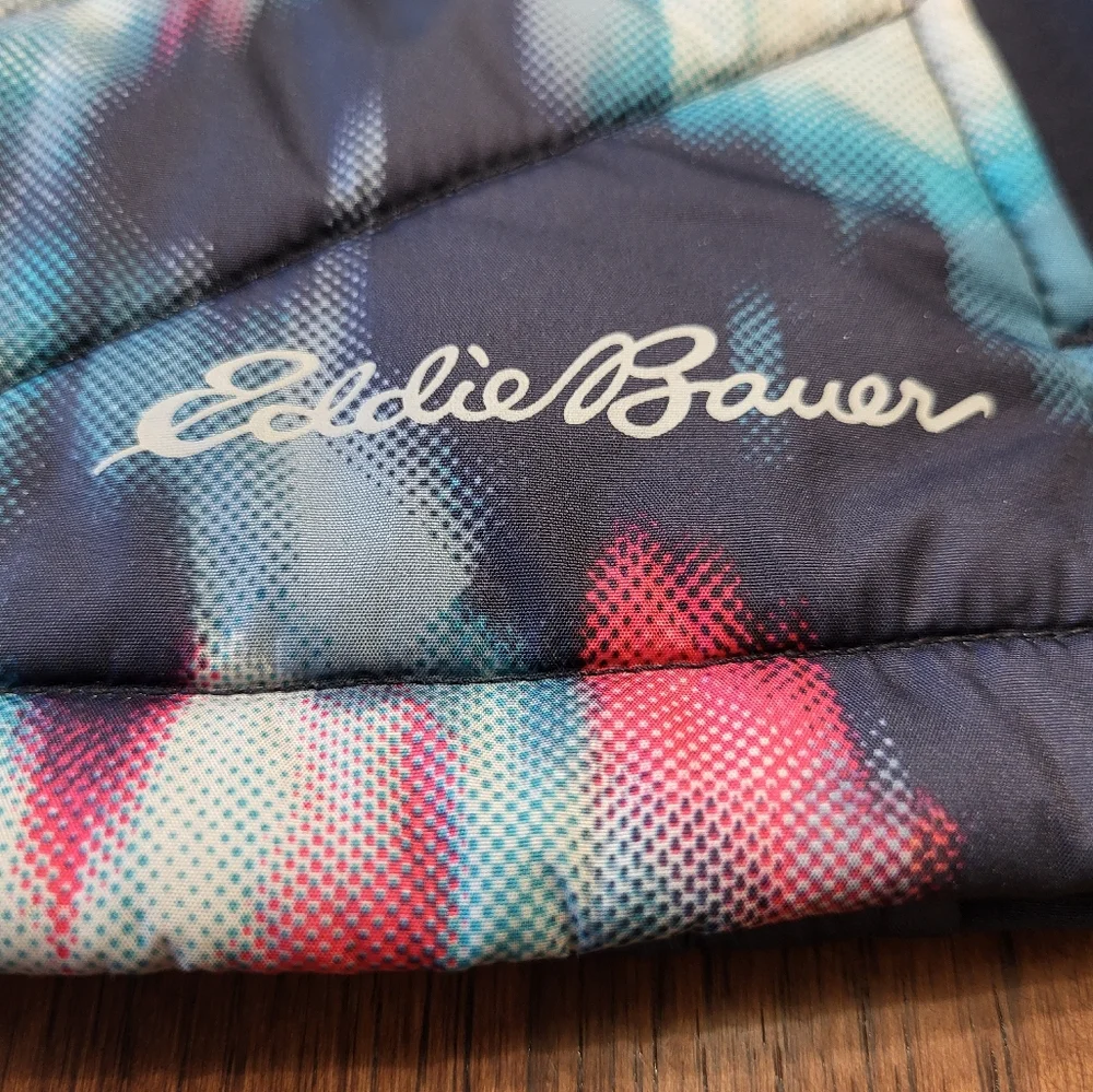 Eddie Bauer Women's Colorful Lightweight Insulated Full Zip Puff Vest Size Small